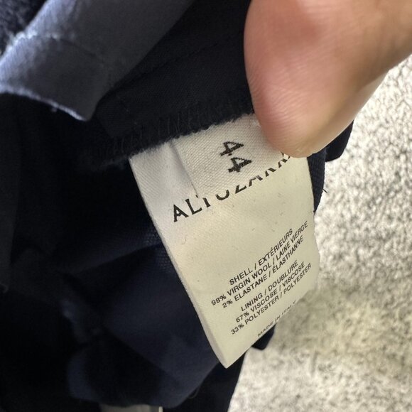 Altuzarra Pants Womens IT 44 Berry Blue Virgin Wool Stretch Made Italy 318-601 - Picture 11 of 11